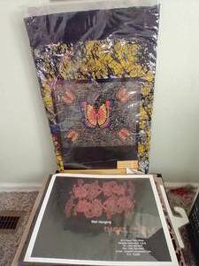 lot 320 image: 2 Cloth Wall Hangings