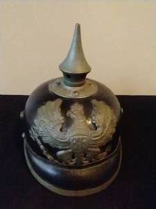 lot 359 image: WWI German Spiked Pickelhaube Helmet