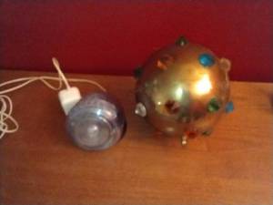 lot 374 image: White Noise Machine & Disco Ball()