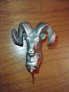 lot 386 image: Metal Ram Hood Ornament