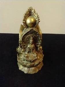 lot 408 image: Metal Buddha Statue