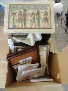 lot 448 image: Box of Frames & Art