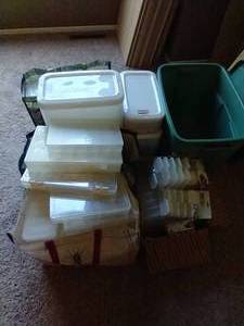 lot 460 image: Huge Lot of Totes & Containers