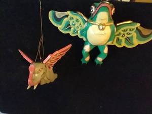 lot 480 image: Frog & Elephant Balinese Mobiles