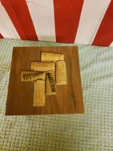 Small wood storage box