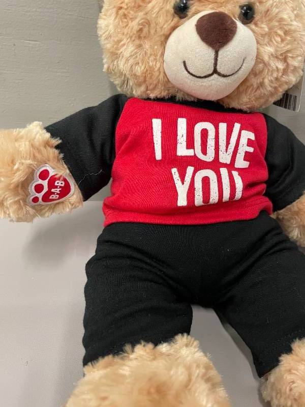 lot 61 image: 2 Build a Bear Plush- Mouse and Bear with Outfits