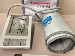 lot 19 image: Homedics Walgreens Electronic Blood Pressure Machine 