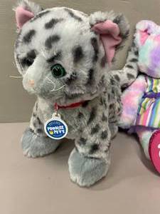 lot 63 image: 2 Build a Bear Plush- Cats with Outfits