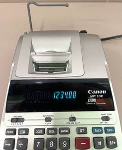 lot 78 image: Canon MP11DX Large Adding Machine Printing Calculator
