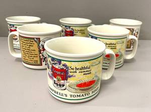 lot 3 image: Campbells Soup Collectable Mug Set