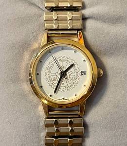 lot 102 image: Vintage International Association Of Machinists Aerospace Workers Union Made Watch