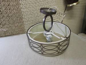 lot 6 image: (RMDR) 3-Light Ceiling Light Fixtur...