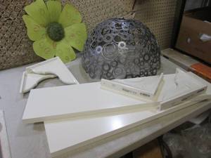 lot 7 image: (BS) 2 Ikea Wall Shelves and other ...