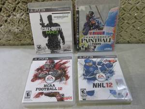 lot 11 image: (EC1) 4 PS3 PlayStation 3 Games...