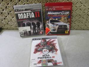 lot 12 image: (EC1) 3 PS3 PlayStation 3 Games...