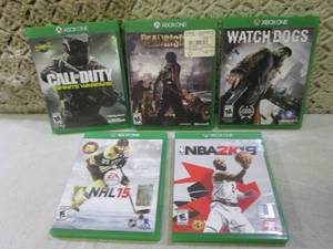 lot 15 image: (EC1) 5 XBox One Games...