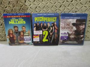 lot 34 image: (EC1) 3 Blu-Ray DVD Movies Lone Sur...