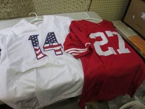 lot 44 image: (F-0) Diggs #14 Jersey and Colbert ...