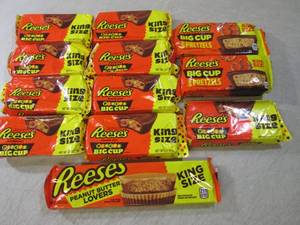 lot 51 image: (B-3) 12 Assorted King Size Reeses ...