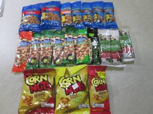 lot 76 image: (B-1) Assorted Bag Nuts and Corn Nu...