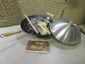 lot 96 image: (RM1) Wok Pan with Accessories and ...