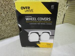 lot 128 image: (CS) RV Wheel Covers Set of 2 Snow ...