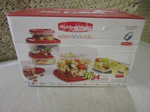 lot 138 image: (CS) Rubbermaid 36pc Kitchen Storag...
