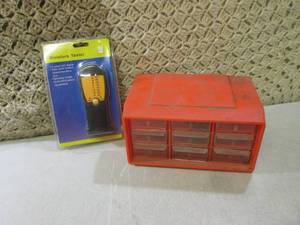 lot 142 image: (CS) 9 Drawer Organizer with Conten...