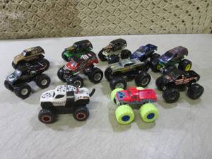 lot 184 image: (RM2) Assorted Mini Monster Trucks...