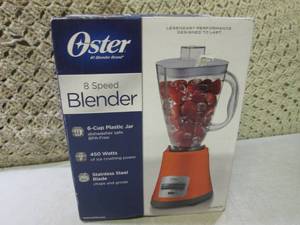 lot 199 image: (F-2) Oster 8-Speed Blender New...