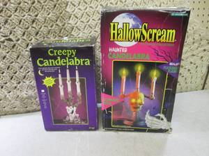 lot 207 image: (D-3) 2 Creepy Haunted Halloween Ca...
