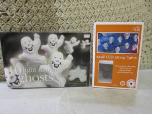 lot 209 image: (RMDR) Ghost and Skull String Light...