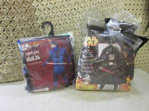 lot 213 image: (D-2) Boys Ninja and Adult Star War...