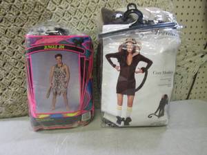 lot 218 image: (D-2) 2 Adult Halloween Costumes Ju...