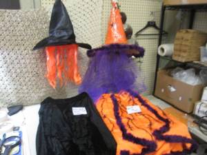 lot 243 image: (EW5) 2 Adult Witch Halloween Costu...