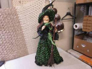 lot 247 image: (FDS) 33 Tall Witch Halloween Deco...