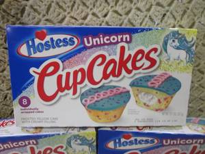 lot 270 image: (C-2) 3 Boxes of Hostess Unicorn Cu...