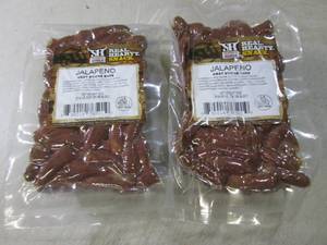 lot 287 image: (C-3) 2 Packs of Jalapeno Meat Stic...