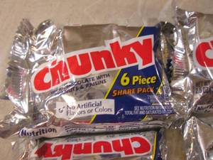 lot 305 image: (B-1) 12 6pc Chunky Milk Chocolate ...