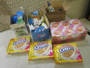 lot 307 image: (A-4) Assorted Snacks Etc Past Date...