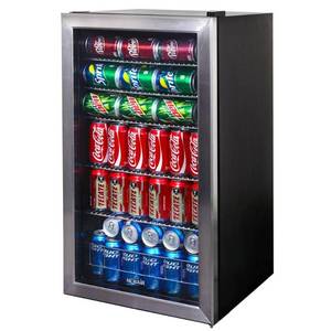 lot 210 image: NewAir 19 in. 126 (12 oz.) Can Cooler or 23 Bottles of Wine - Compressor does not runcool.