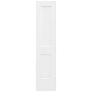lot 125 image: Jeld-wen 20 in. x 80 in. Monroe Primed Smooth Solid Core Molded Composite MDF Interior Door Slab, THDJW137001017. - Slight Scratches.