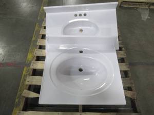 lot 239 image: WHOLESALE MIXED PALLET OF MISCELLANEOUS VANITY TOPS