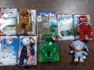 5-Beanies Erin, Germania, Spangle, Osito, Fez (No Package)