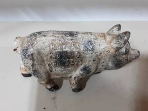 Cast Iron Pig Bank (Norco Foundry) 3 Tall