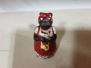 Cast Iron Aunt Jemima Bank 3 Tall