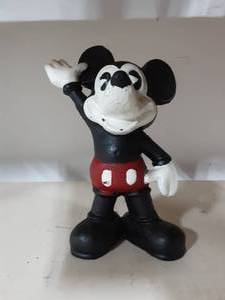 Vintage Mickey Mouse Cast Iron BankDoor Stop 9 Tall