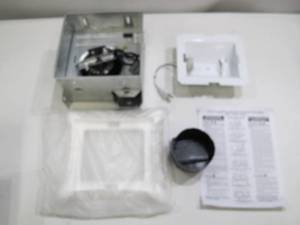 lot 839 image: Broan-NuTone 80 CFM Ceiling Bathroom Exhaust Fan with Light - Model HB80RL