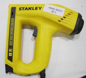 lot 871 image: Stanley Electric Stapler and Brad Nail Gun - Model TRE550Z