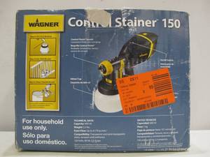 lot 878 image: Wagner Control Stainer 150 HVLP Handheld Sprayer